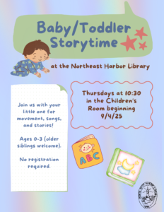 Baby/Toddler Storytime