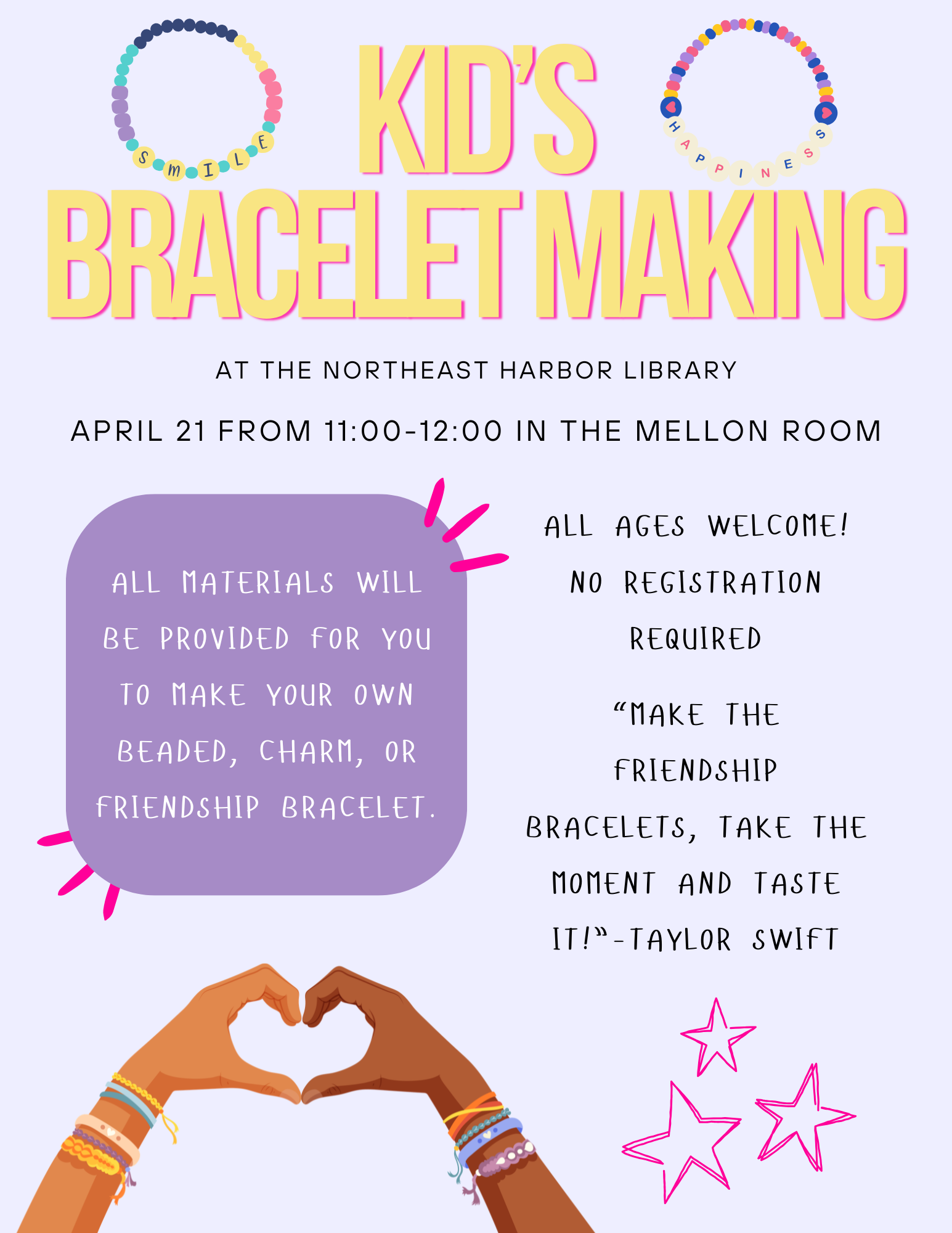 Kid's Bracelet Making