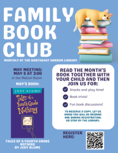 Family Book Club- Tales of a Fourth Grade Nothing by Judy Blume