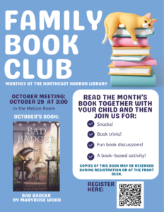 Family Book Club- Bad Badger by Maryrose Wood