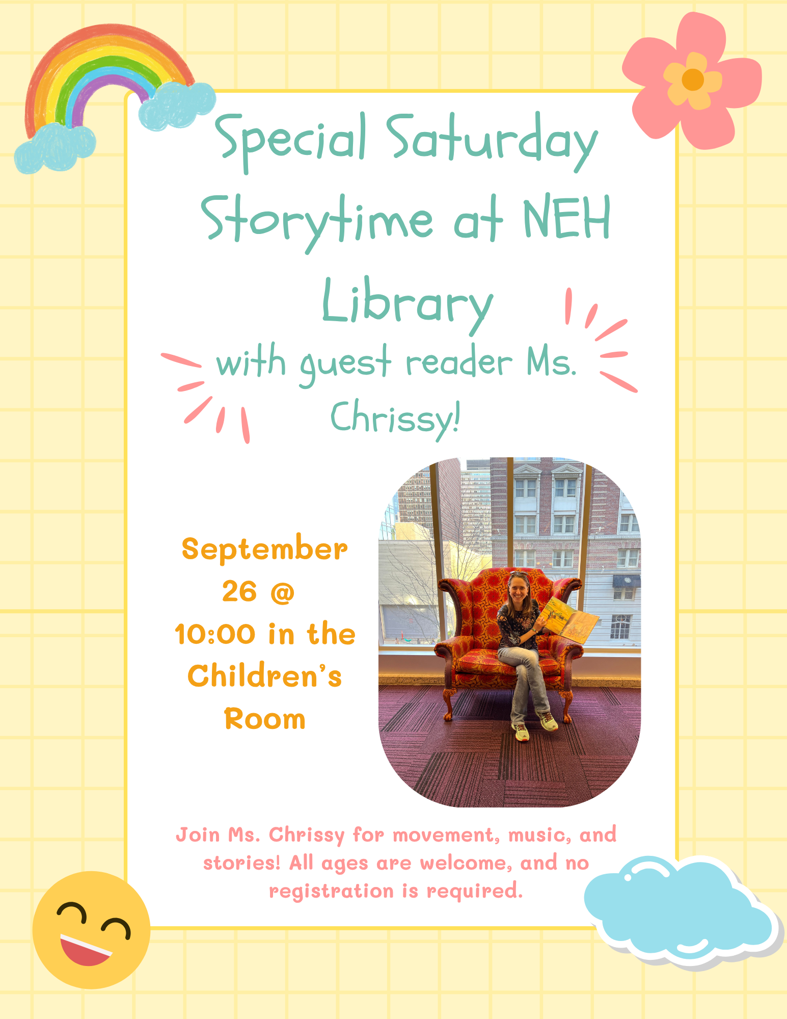 Special Saturday Storytime with Ms. Chrissy