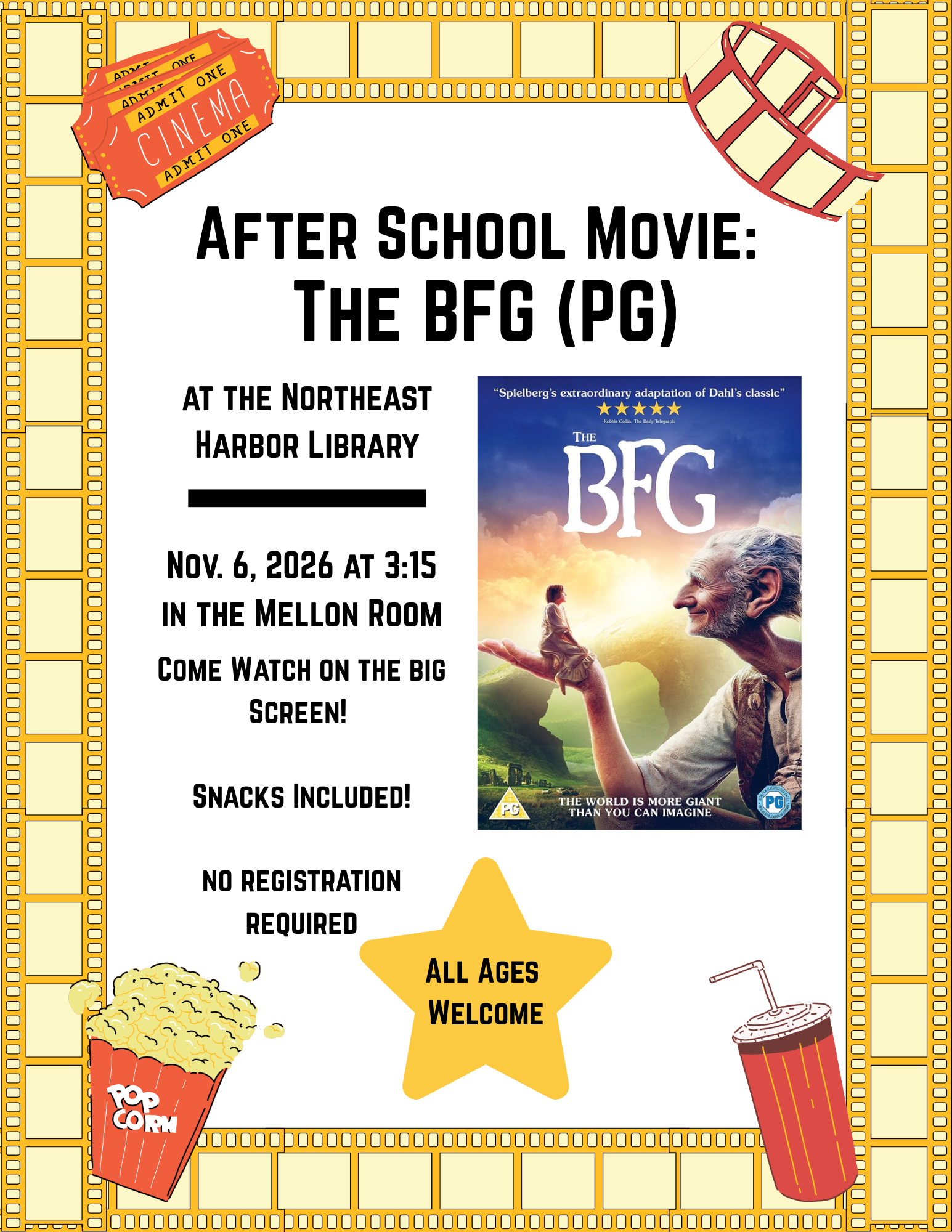 After School Movie - The BFG (PG)